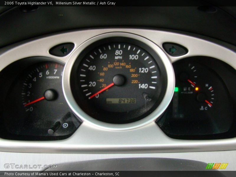 Millenium Silver Metallic / Ash Gray 2006 Toyota Highlander V6