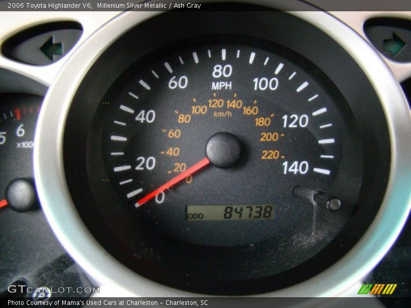 Millenium Silver Metallic / Ash Gray 2006 Toyota Highlander V6