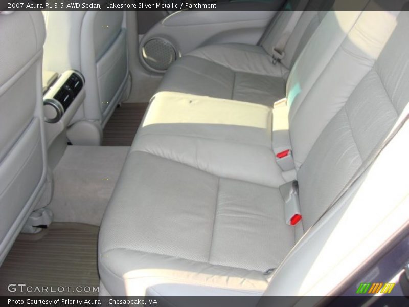 Lakeshore Silver Metallic / Parchment 2007 Acura RL 3.5 AWD Sedan