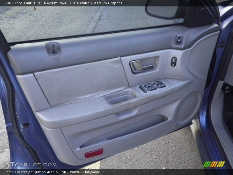 Medium Royal Blue Metallic / Medium Graphite 2002 Ford Taurus LX