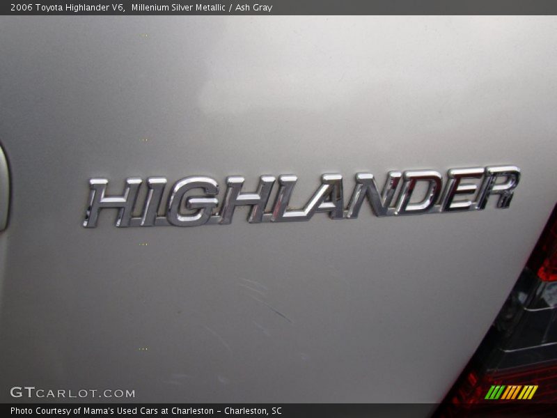 Millenium Silver Metallic / Ash Gray 2006 Toyota Highlander V6