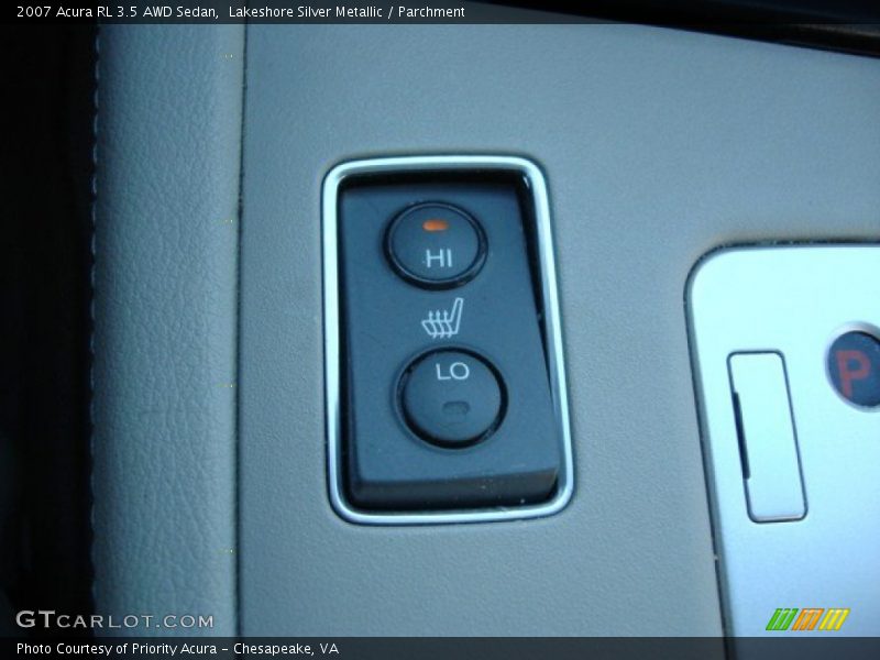 Lakeshore Silver Metallic / Parchment 2007 Acura RL 3.5 AWD Sedan