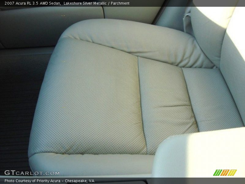 Lakeshore Silver Metallic / Parchment 2007 Acura RL 3.5 AWD Sedan