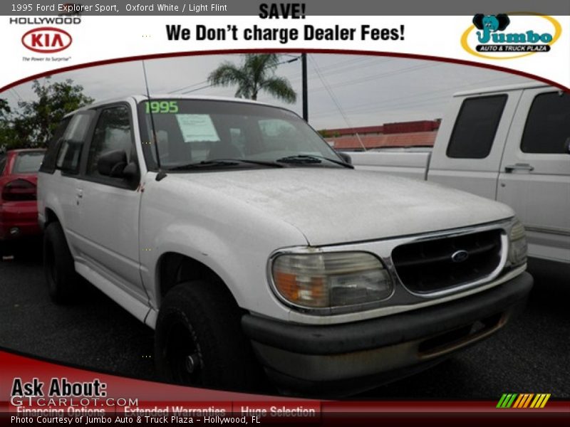 Oxford White / Light Flint 1995 Ford Explorer Sport