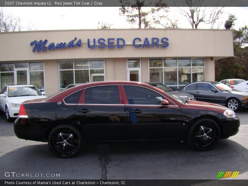 Red Jewel Tint Coat / Gray 2007 Chevrolet Impala LS
