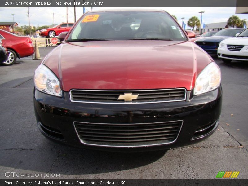 Red Jewel Tint Coat / Gray 2007 Chevrolet Impala LS