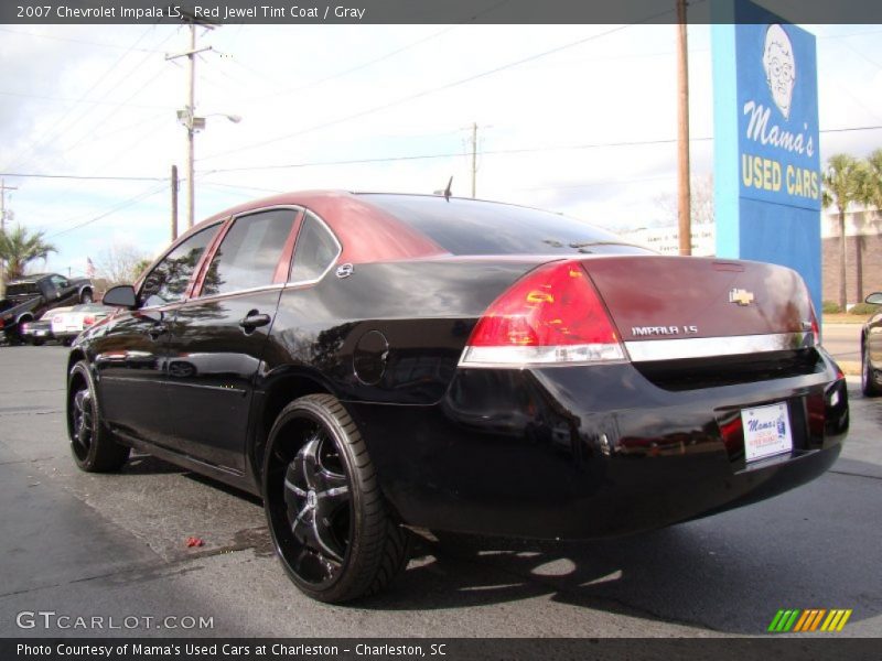 Red Jewel Tint Coat / Gray 2007 Chevrolet Impala LS