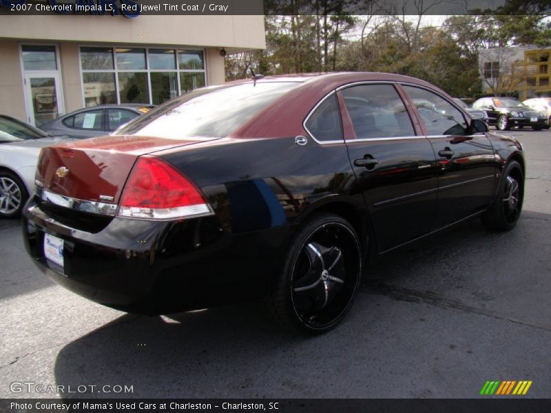 Red Jewel Tint Coat / Gray 2007 Chevrolet Impala LS