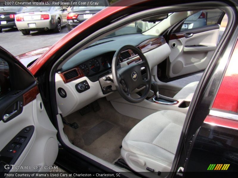 Red Jewel Tint Coat / Gray 2007 Chevrolet Impala LS