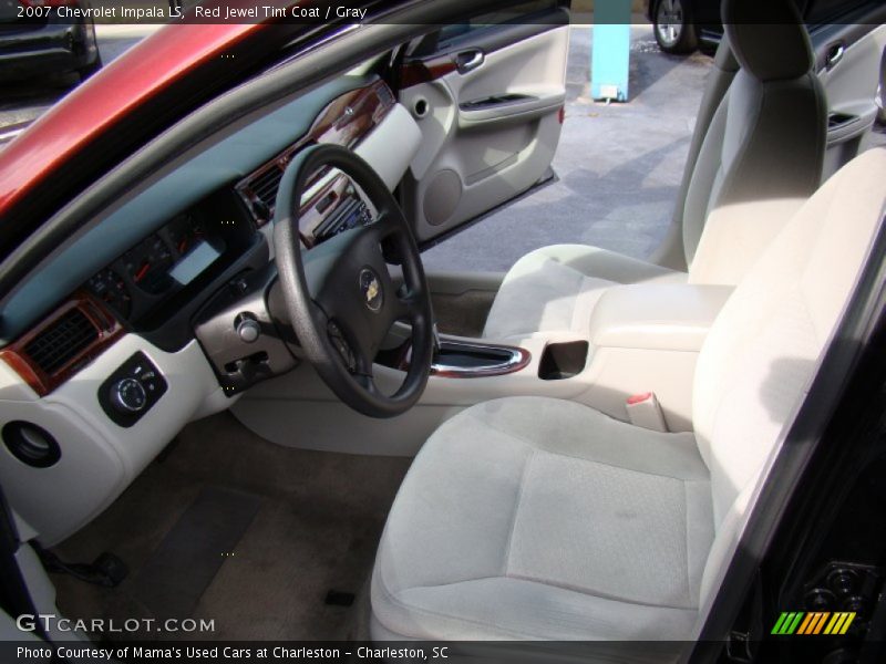 Red Jewel Tint Coat / Gray 2007 Chevrolet Impala LS