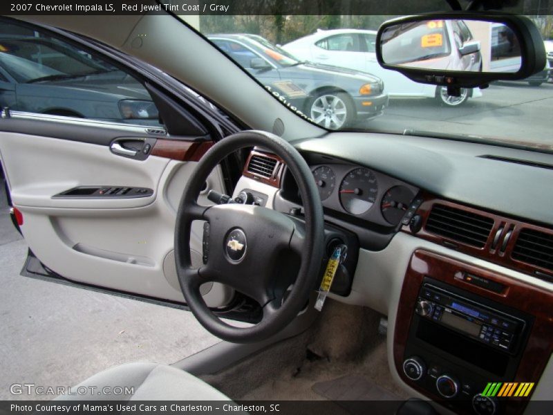 Red Jewel Tint Coat / Gray 2007 Chevrolet Impala LS