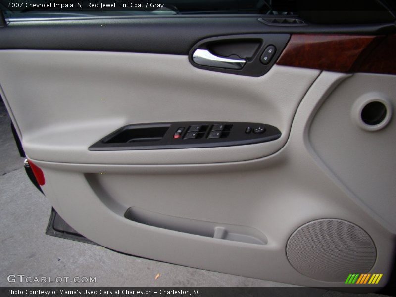 Red Jewel Tint Coat / Gray 2007 Chevrolet Impala LS