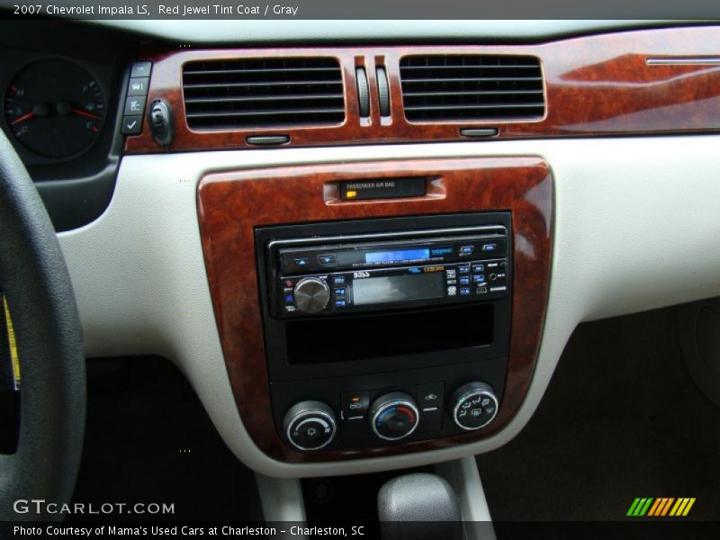 Red Jewel Tint Coat / Gray 2007 Chevrolet Impala LS