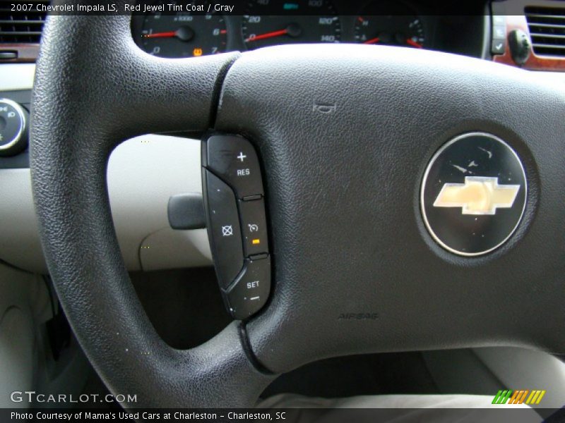 Red Jewel Tint Coat / Gray 2007 Chevrolet Impala LS