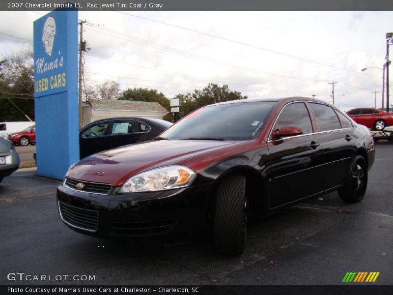 Red Jewel Tint Coat / Gray 2007 Chevrolet Impala LS