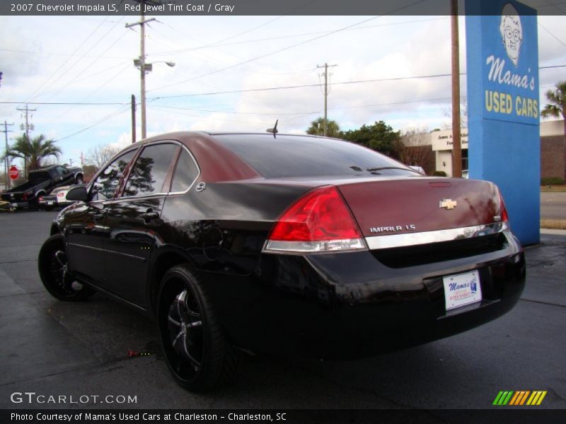 Red Jewel Tint Coat / Gray 2007 Chevrolet Impala LS