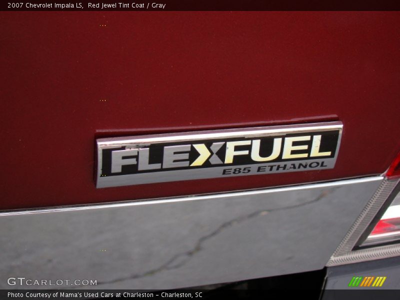 Red Jewel Tint Coat / Gray 2007 Chevrolet Impala LS
