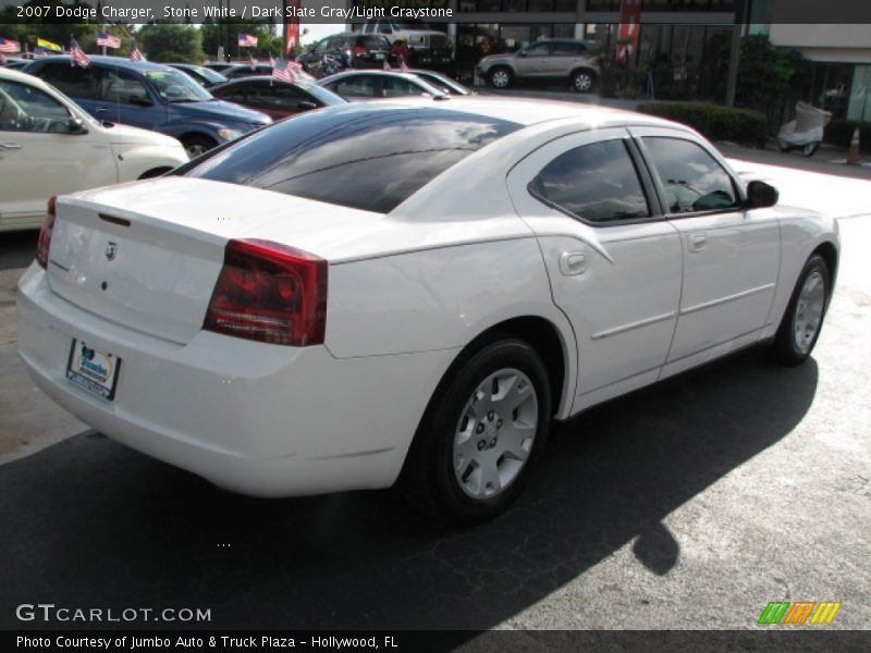 Stone White / Dark Slate Gray/Light Graystone 2007 Dodge Charger