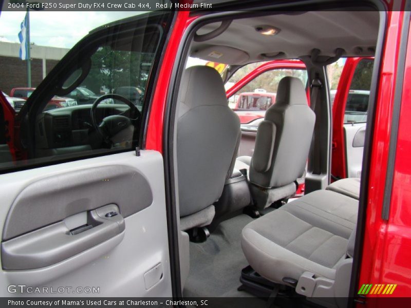 Red / Medium Flint 2004 Ford F250 Super Duty FX4 Crew Cab 4x4