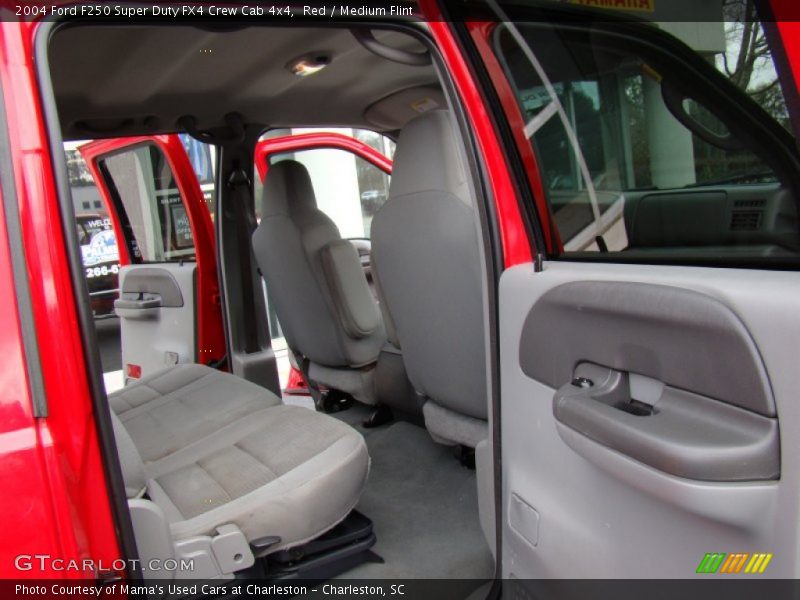 Red / Medium Flint 2004 Ford F250 Super Duty FX4 Crew Cab 4x4
