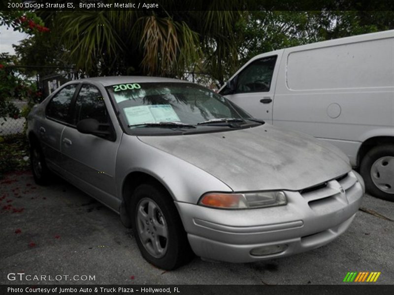 Bright Silver Metallic / Agate 2000 Dodge Stratus ES