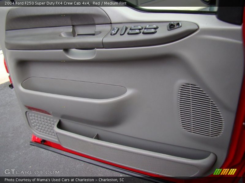 Red / Medium Flint 2004 Ford F250 Super Duty FX4 Crew Cab 4x4