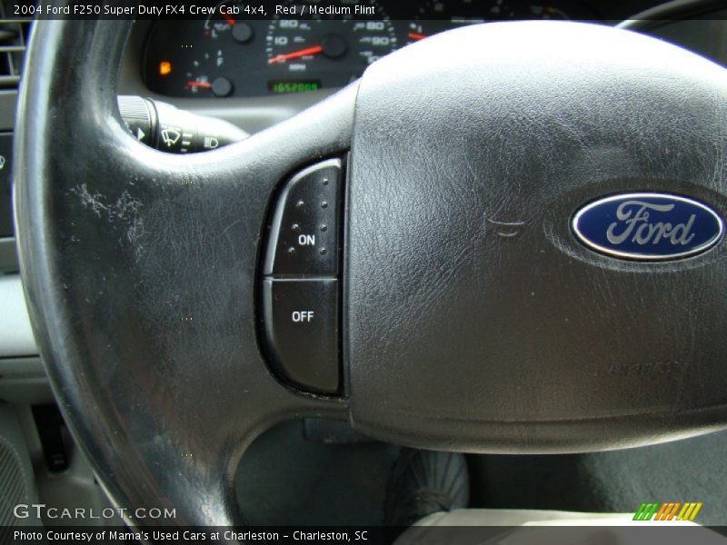 Red / Medium Flint 2004 Ford F250 Super Duty FX4 Crew Cab 4x4