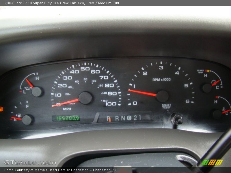  2004 F250 Super Duty FX4 Crew Cab 4x4 FX4 Crew Cab 4x4 Gauges