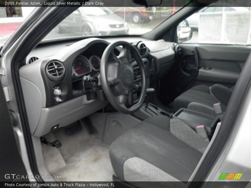 Liquid Silver Metallic / Dark Gray 2005 Pontiac Aztek