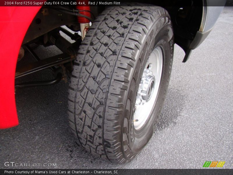 Red / Medium Flint 2004 Ford F250 Super Duty FX4 Crew Cab 4x4