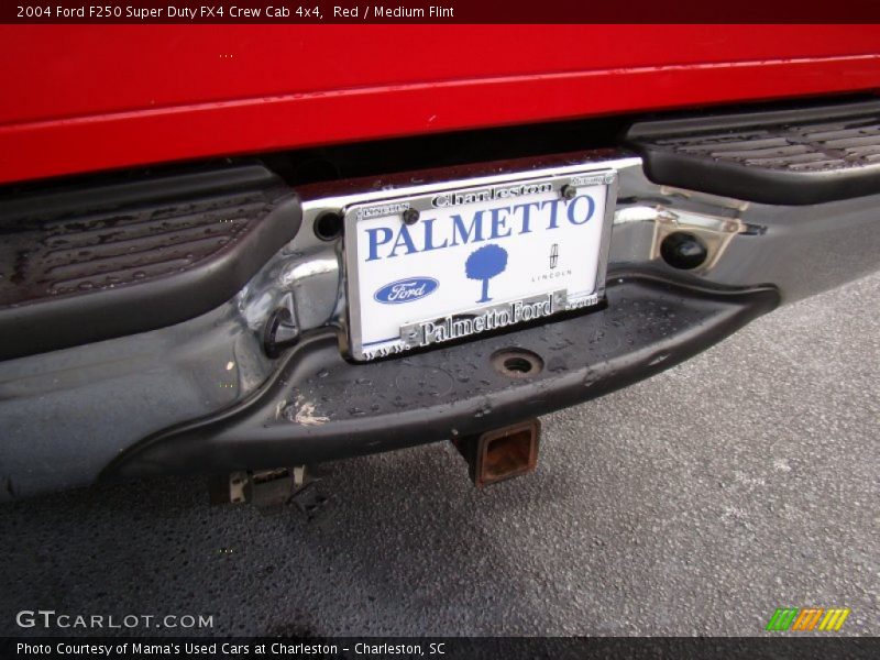 Red / Medium Flint 2004 Ford F250 Super Duty FX4 Crew Cab 4x4