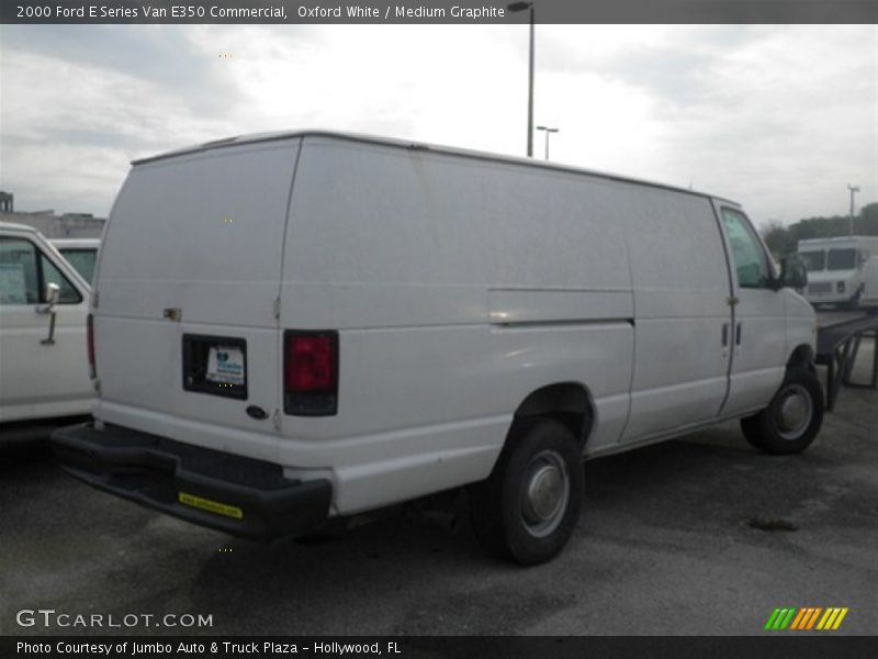 Oxford White / Medium Graphite 2000 Ford E Series Van E350 Commercial