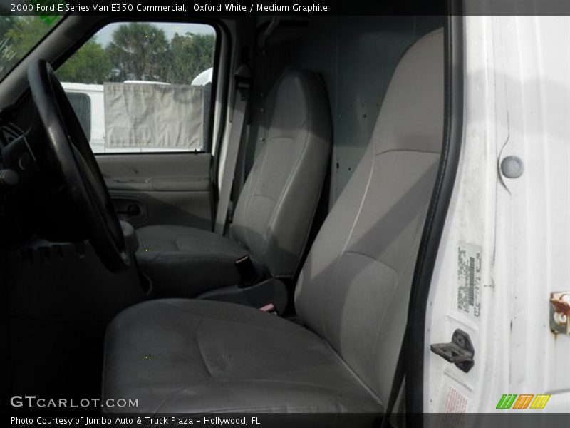 Oxford White / Medium Graphite 2000 Ford E Series Van E350 Commercial
