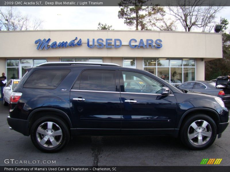 Deep Blue Metallic / Light Titanium 2009 GMC Acadia SLT