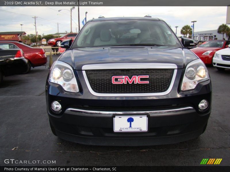 Deep Blue Metallic / Light Titanium 2009 GMC Acadia SLT