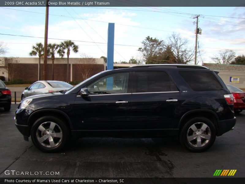 Deep Blue Metallic / Light Titanium 2009 GMC Acadia SLT