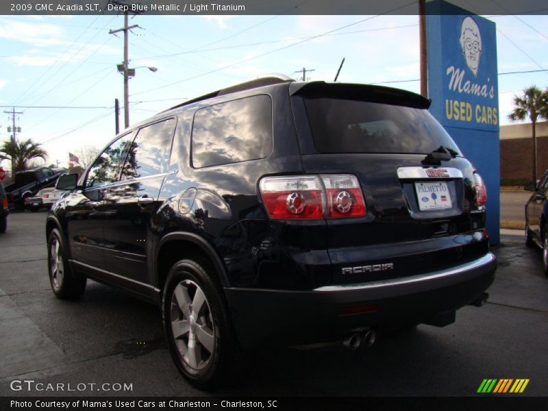 Deep Blue Metallic / Light Titanium 2009 GMC Acadia SLT