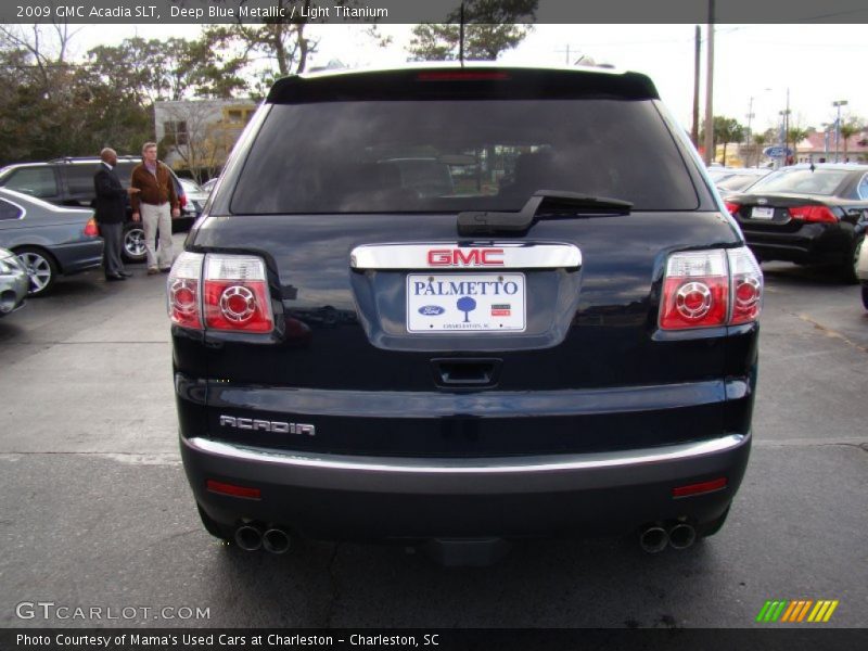 Deep Blue Metallic / Light Titanium 2009 GMC Acadia SLT
