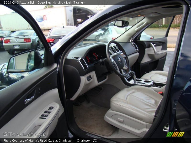 Deep Blue Metallic / Light Titanium 2009 GMC Acadia SLT
