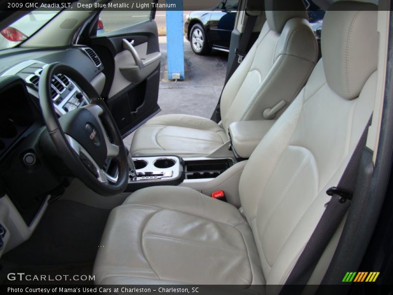Deep Blue Metallic / Light Titanium 2009 GMC Acadia SLT