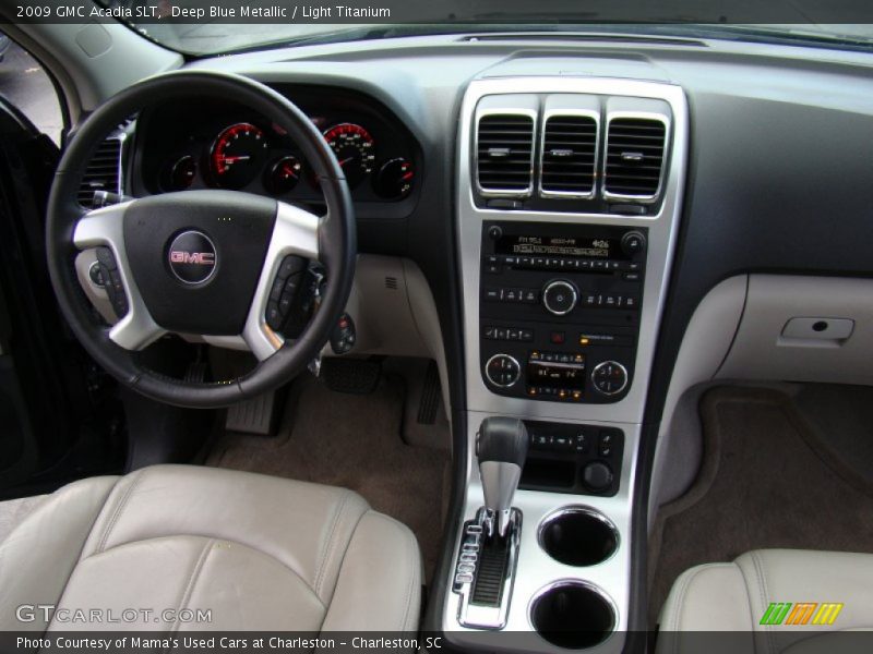 Deep Blue Metallic / Light Titanium 2009 GMC Acadia SLT