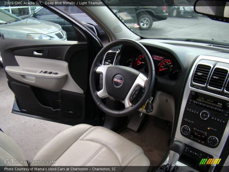Deep Blue Metallic / Light Titanium 2009 GMC Acadia SLT