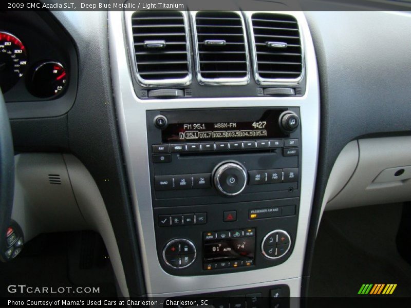 Deep Blue Metallic / Light Titanium 2009 GMC Acadia SLT