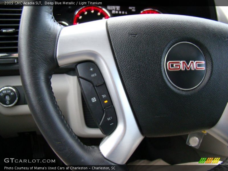 Deep Blue Metallic / Light Titanium 2009 GMC Acadia SLT