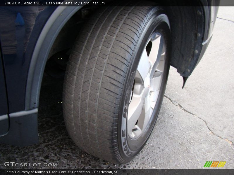 Deep Blue Metallic / Light Titanium 2009 GMC Acadia SLT