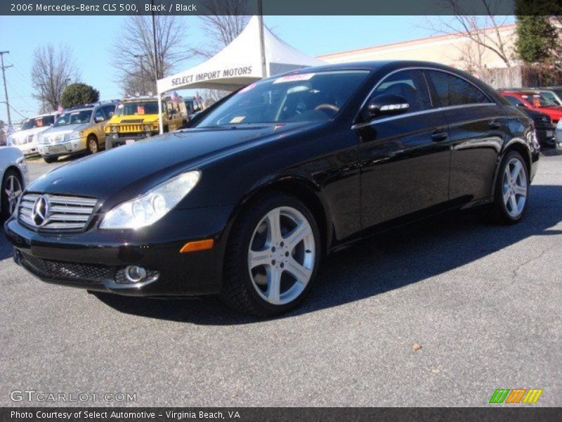 Black / Black 2006 Mercedes-Benz CLS 500