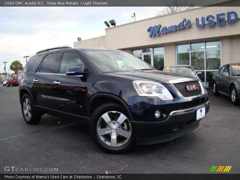 Deep Blue Metallic / Light Titanium 2009 GMC Acadia SLT