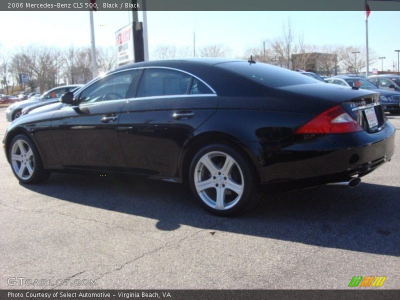 Black / Black 2006 Mercedes-Benz CLS 500