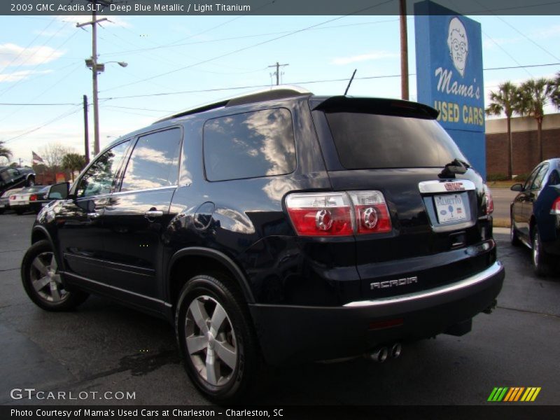 Deep Blue Metallic / Light Titanium 2009 GMC Acadia SLT