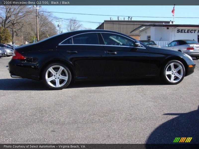 Black / Black 2006 Mercedes-Benz CLS 500